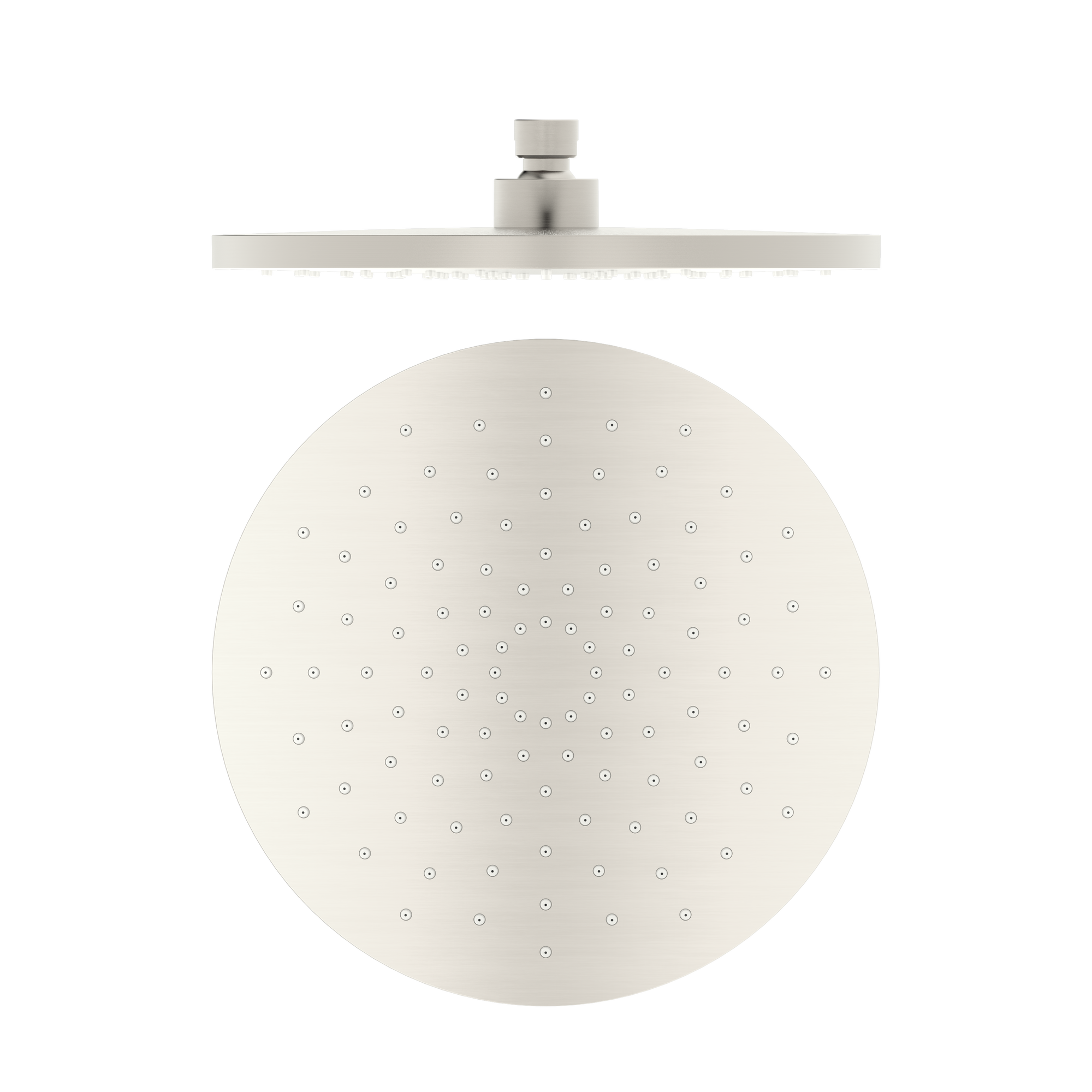 250mm ABS Round Shower Head Brushed Nickel