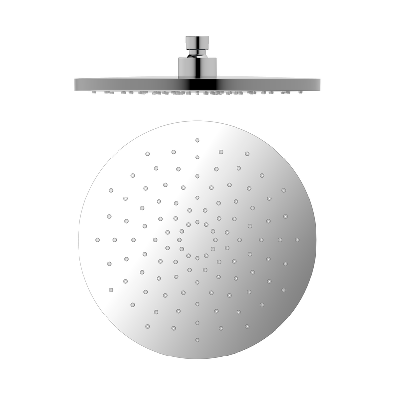 250mm ABS Round Shower Head Chrome
