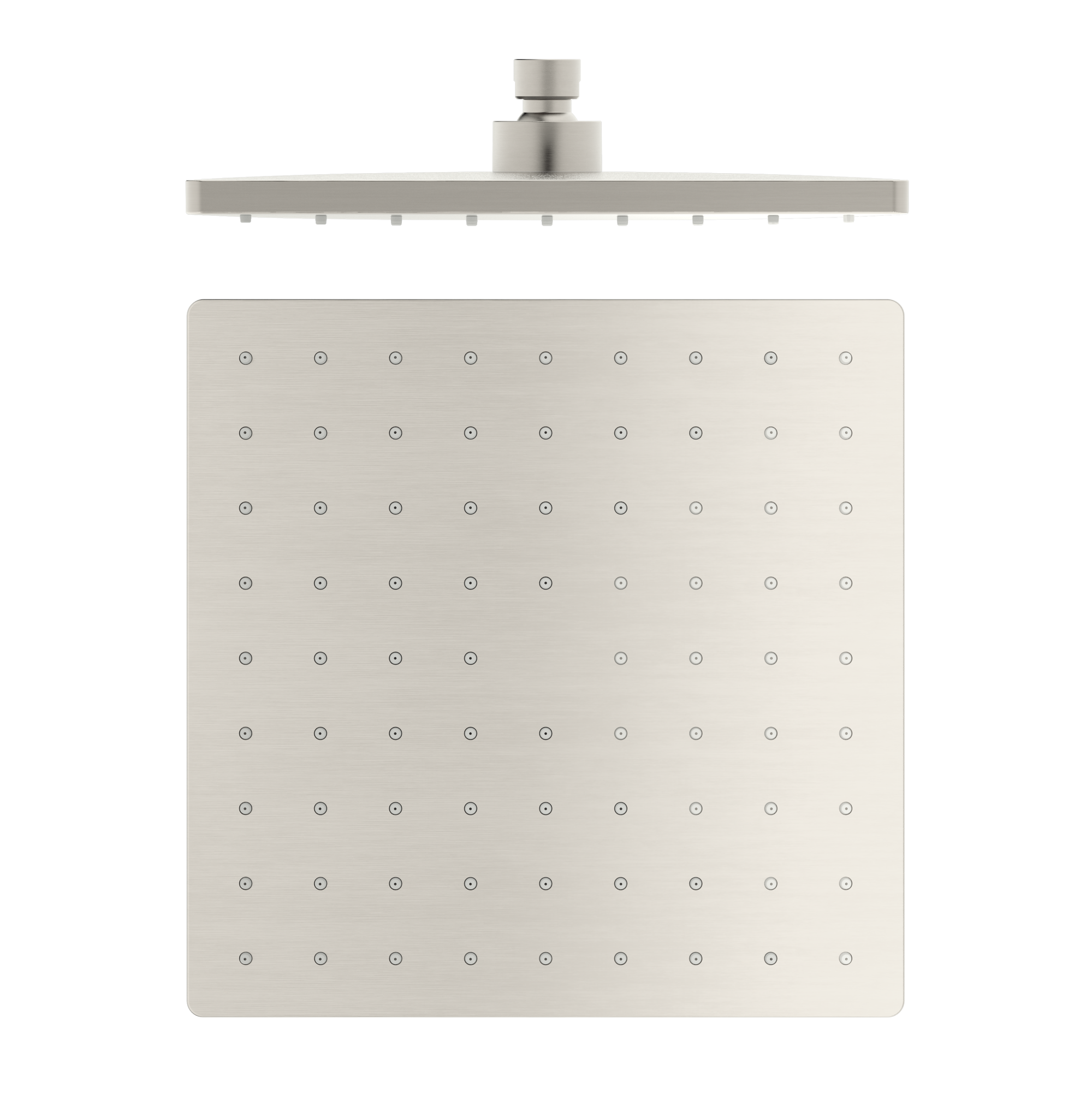 250mm ABS Square Shower Head Brushed Nickel
