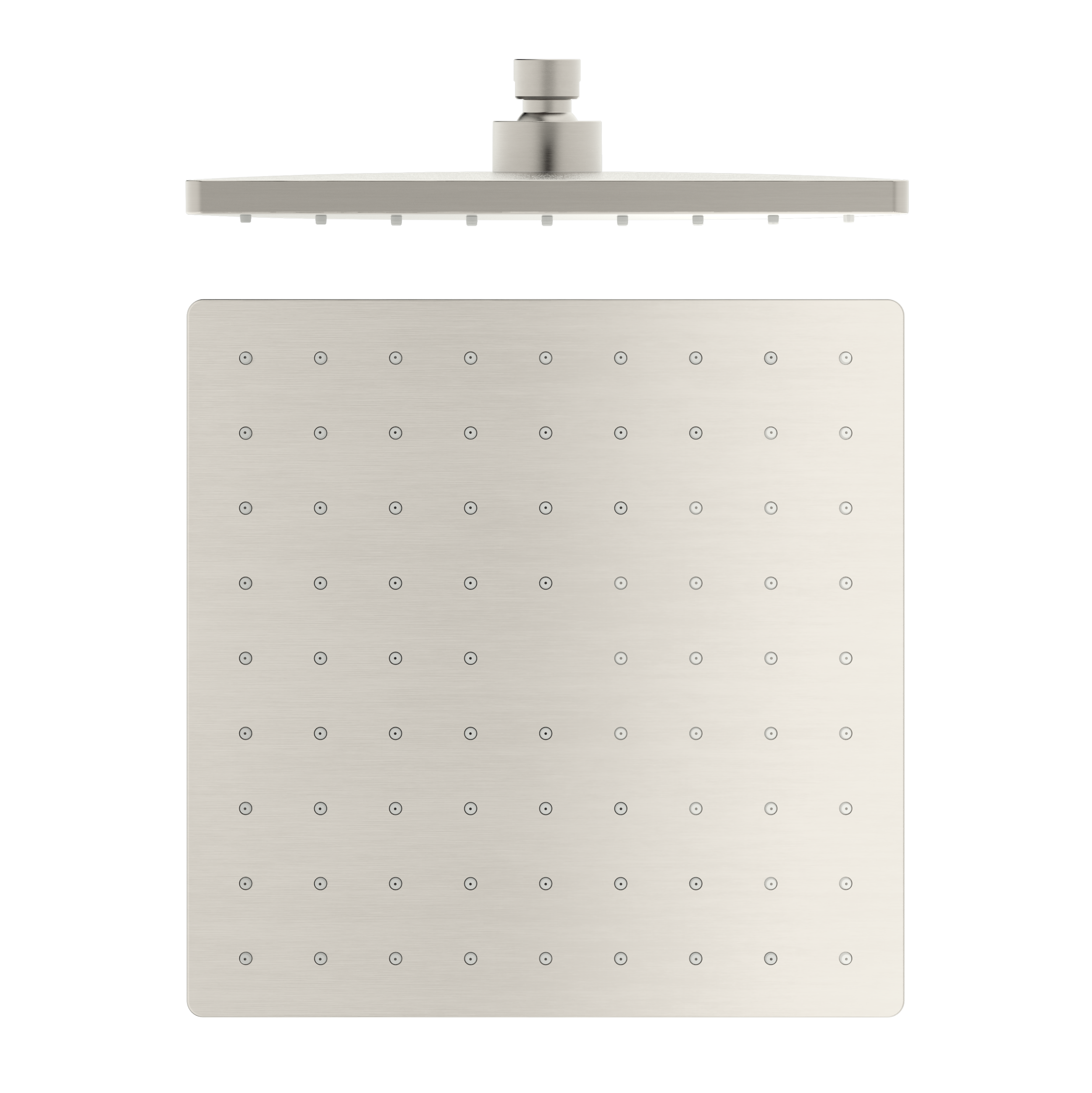 250mm ABS Square Shower Head Brushed Nickel