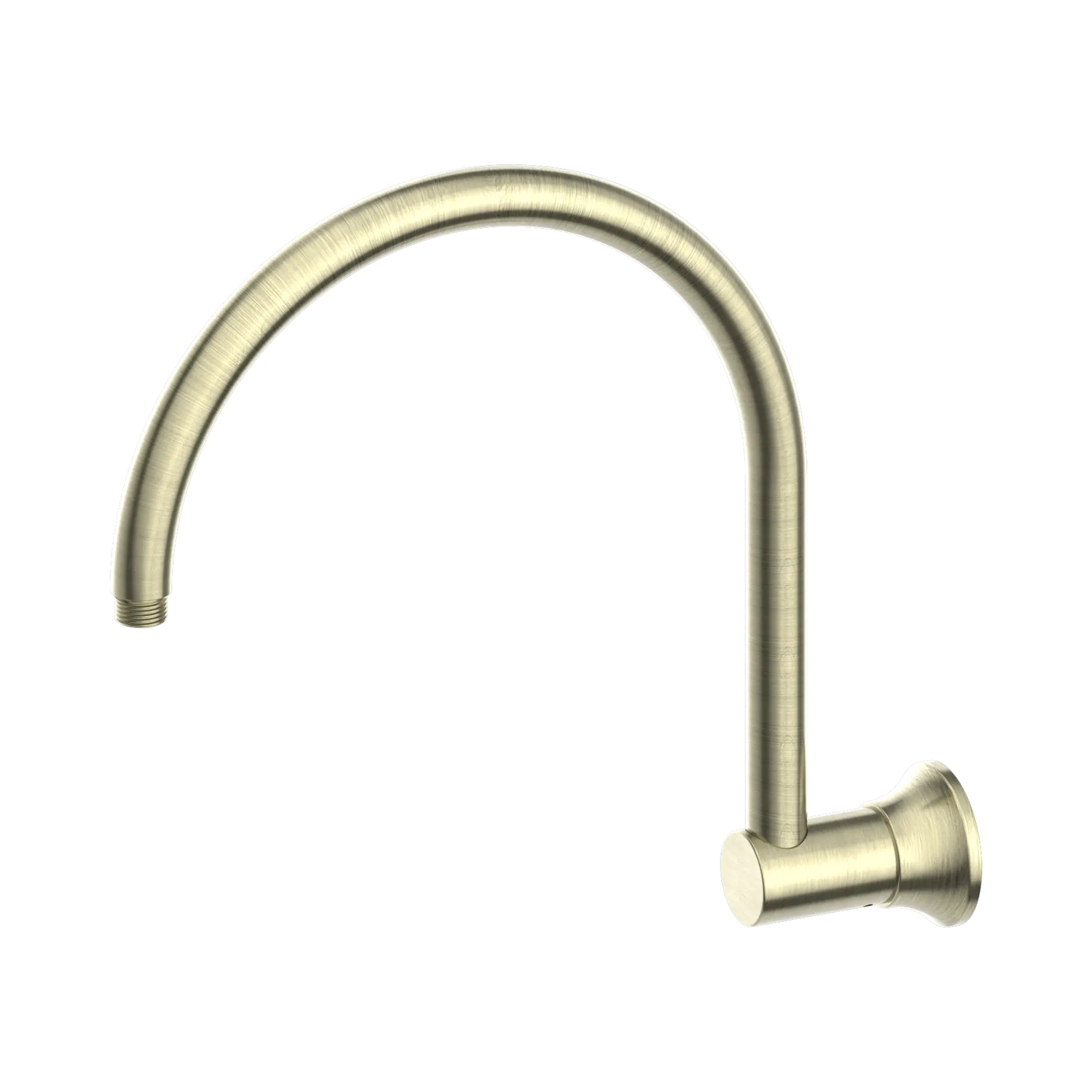 York Shower Arm Aged Brass