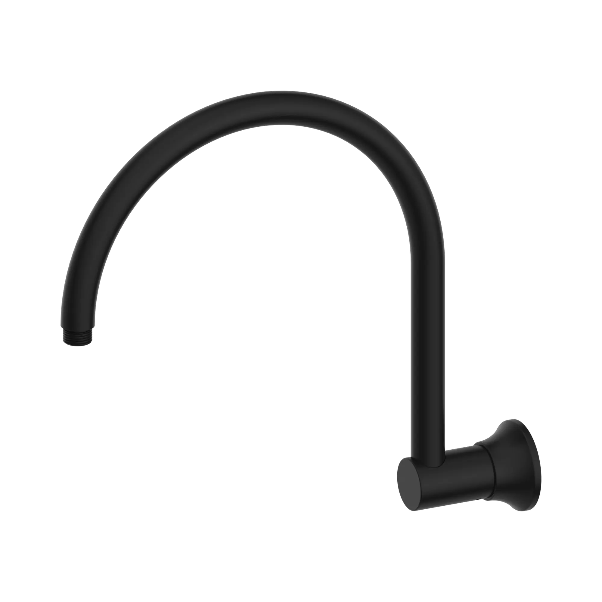 York Shower Arm Matte Black