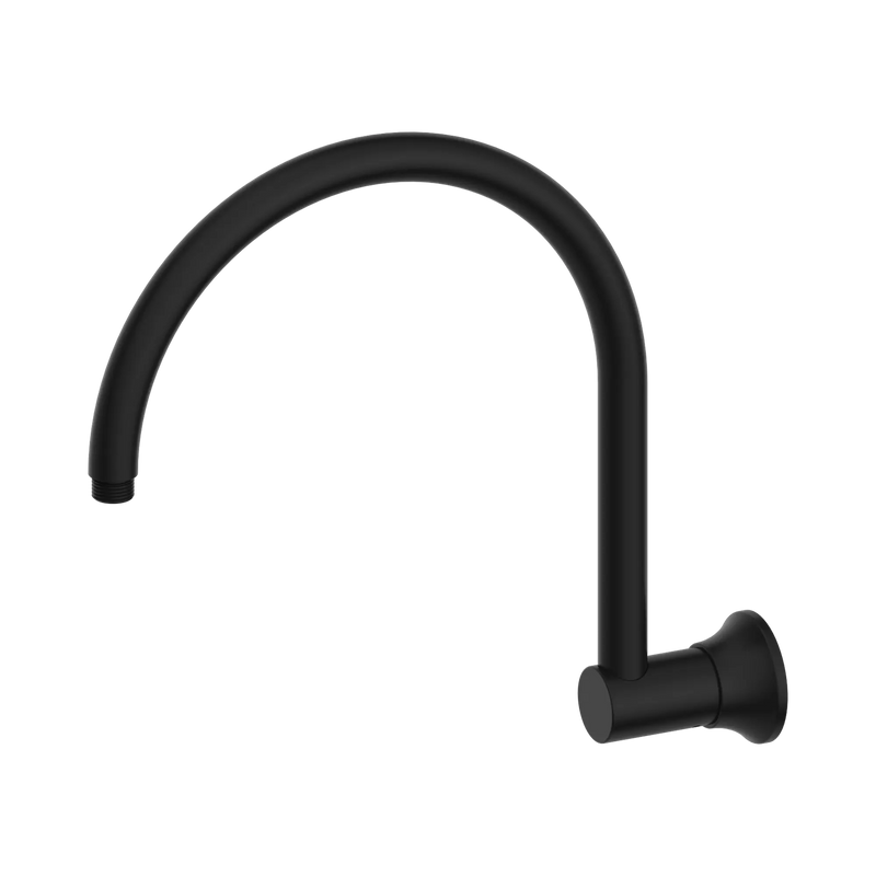 York Shower Arm Matte Black