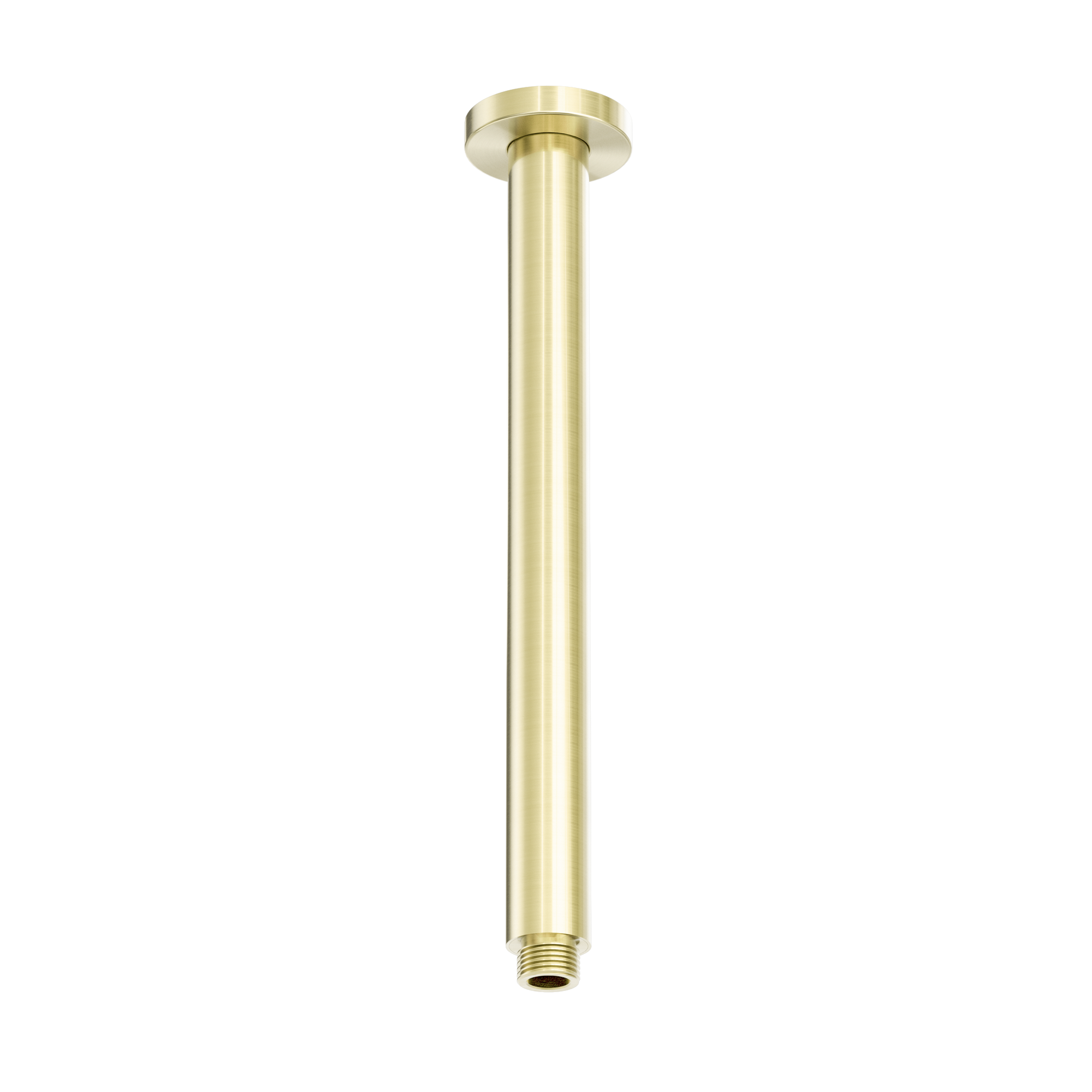 Zen SS316L Round Ceiling Arm 300mm Length Brushed Gold