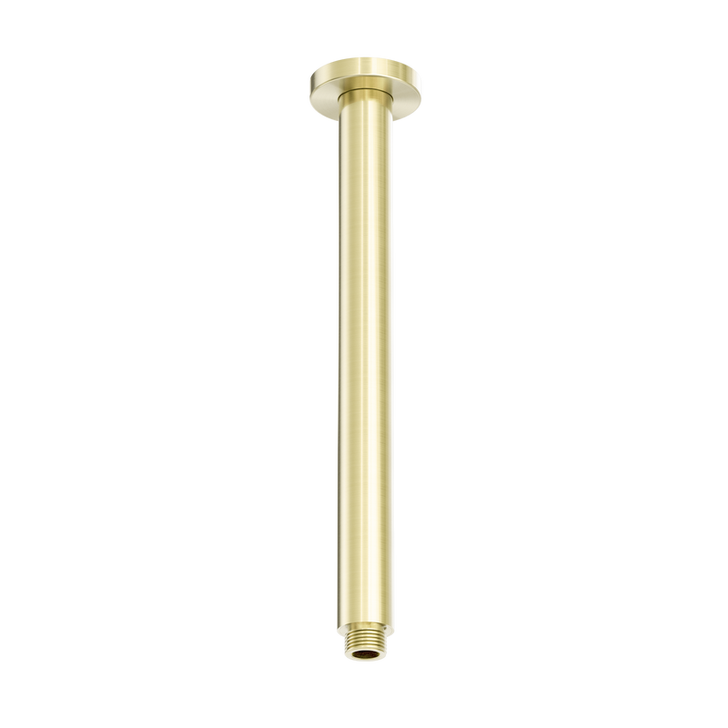 Zen SS316L Round Ceiling Arm 300mm Length Brushed Gold