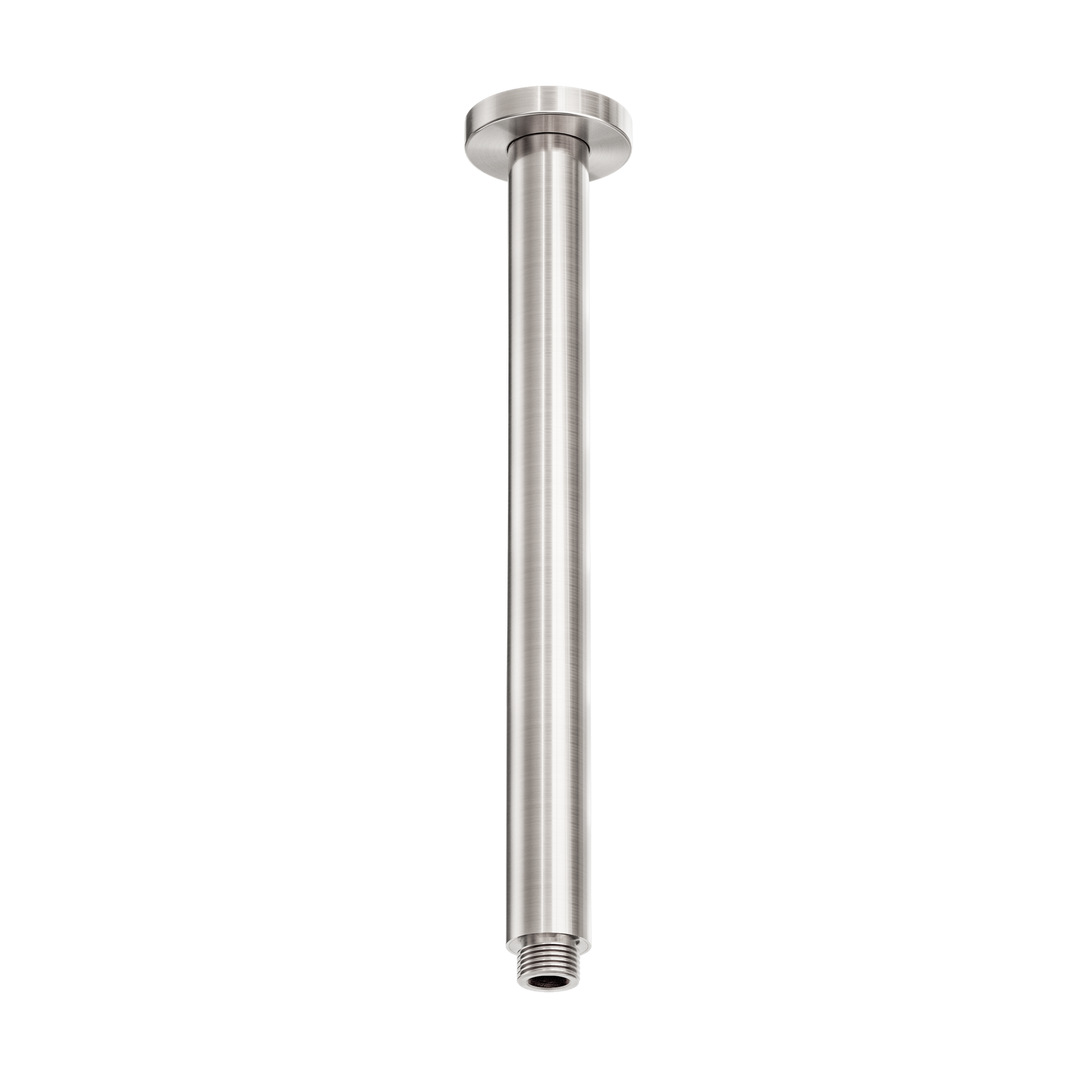 Zen SS316L Round Ceiling Arm 300mm Length Brushed Nickel