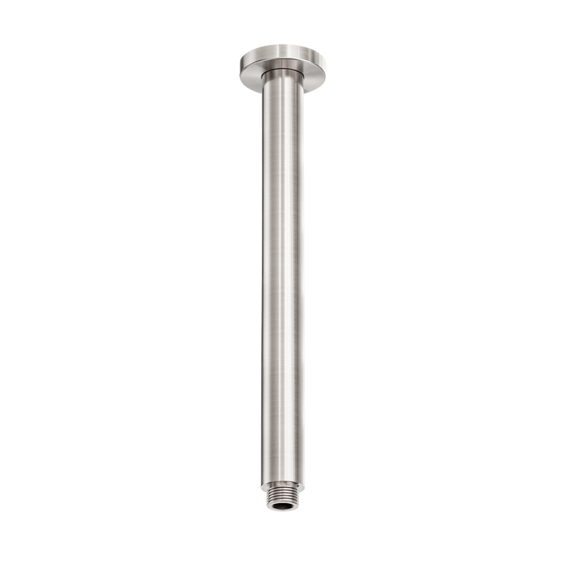 Zen SS316L Round Ceiling Arm 300mm Length Brushed Nickel