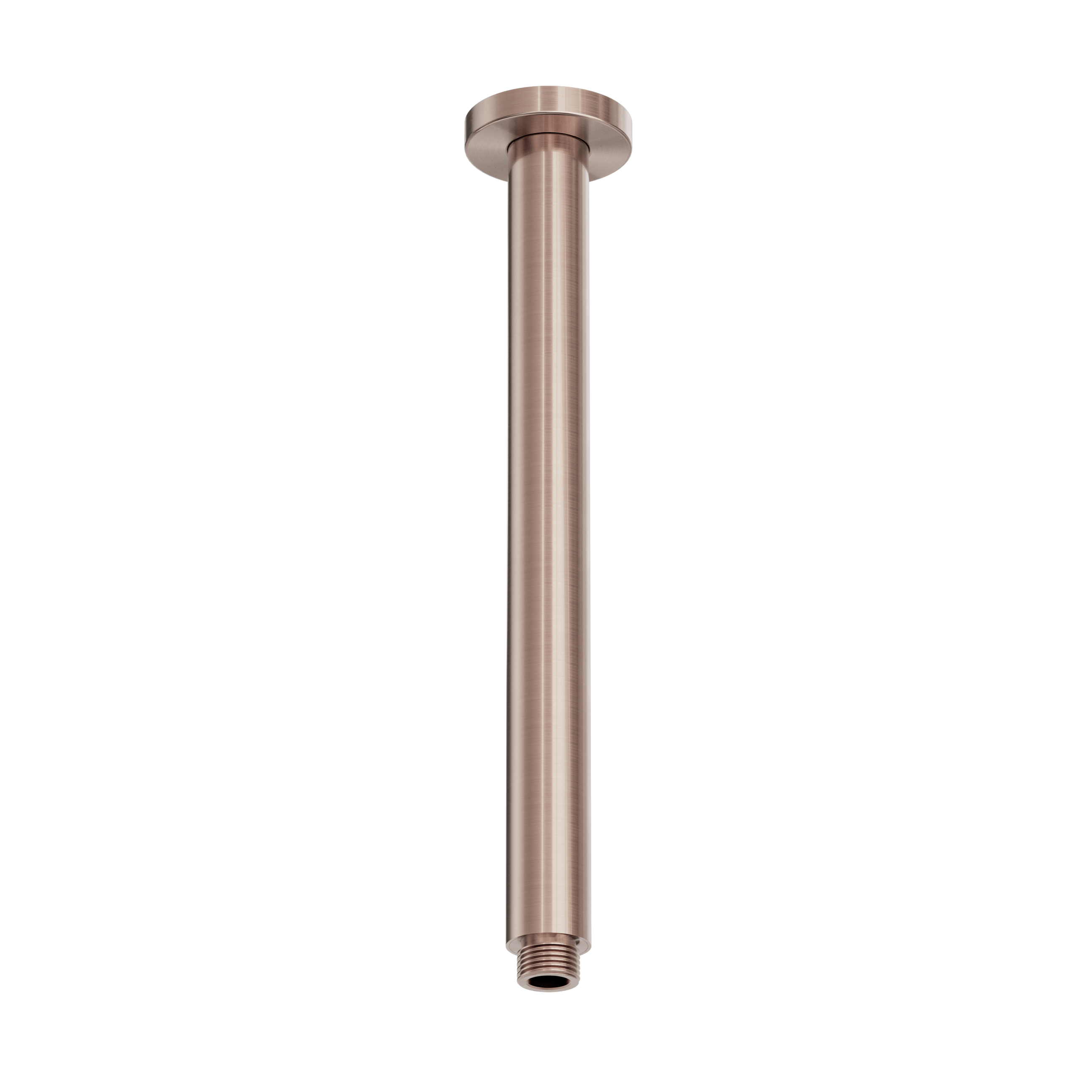 Zen SS316L Round Ceiling Arm 300mm Length Brushed Bronze