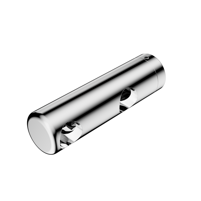 Mecca Care Make Your Own 25mm Grab Rail Double Towel Bracket Left Chrome
