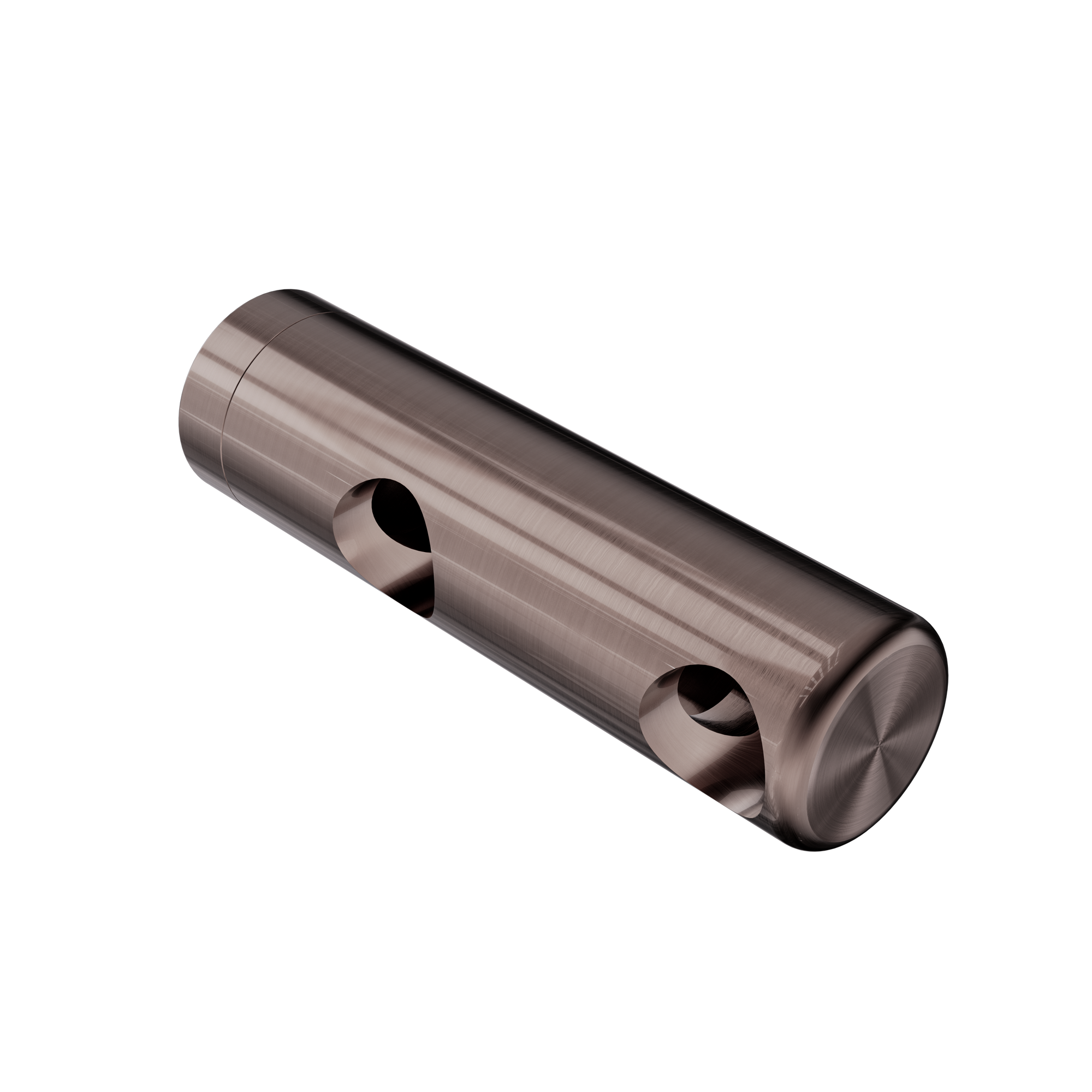 Mecca Care Make Your Own 25mm Grab Rail Double Towel Bracket Right Brushed Bronze