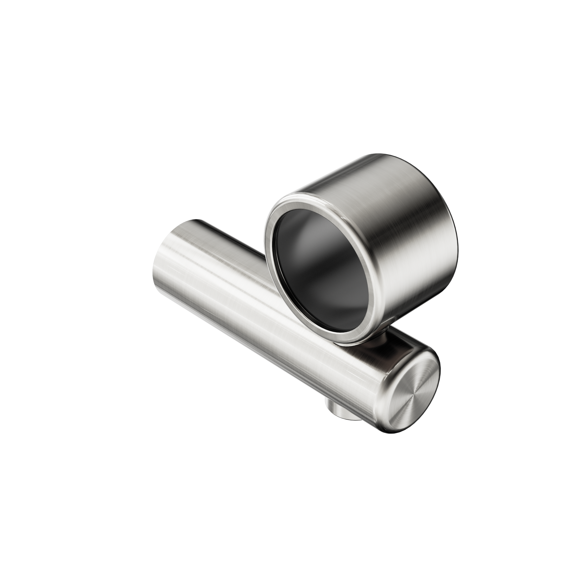 Mecca Care Make Your Own 32mm Hand Rail Undermount Mid Bracket Brushed Nickel