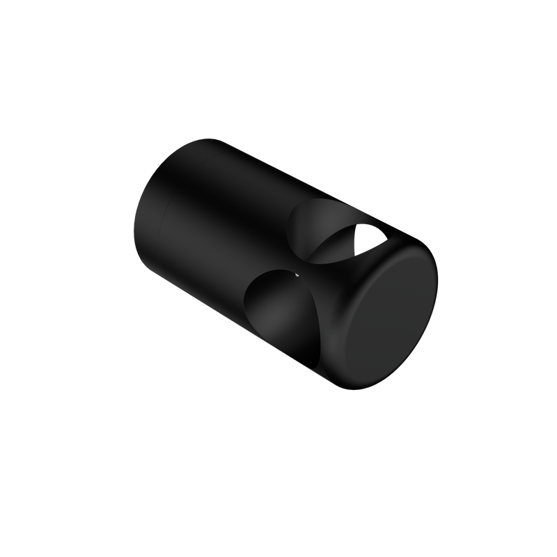 Mecca Care Make Your Own 32mm Grab Rail T Bar Bracket Matte Black