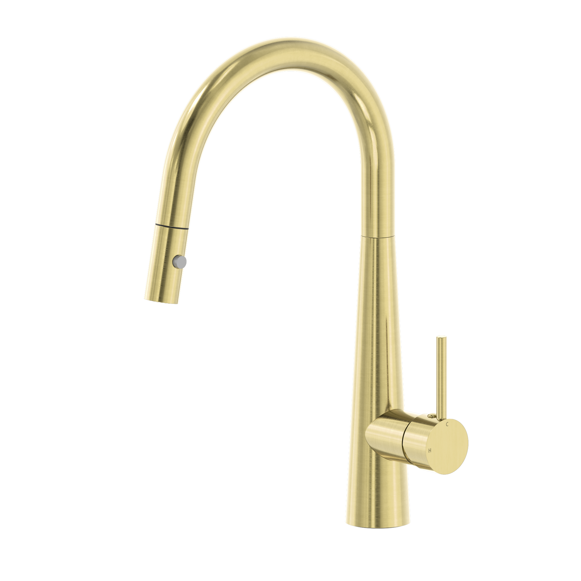 Dolce Pull Out Sink Mixer With Vegie Spray Function Brushed Gold
