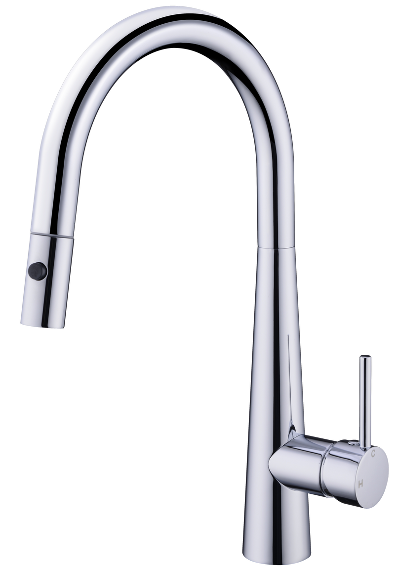 Dolce Pull Out Sink Mixer With Vegie Spray Function Chrome