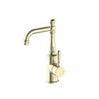 York Basin Mixer With Metal Lever Aged Brass