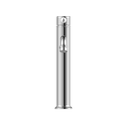 York Straight Tall Basin Mixer With White Porcelain Lever Chrome
