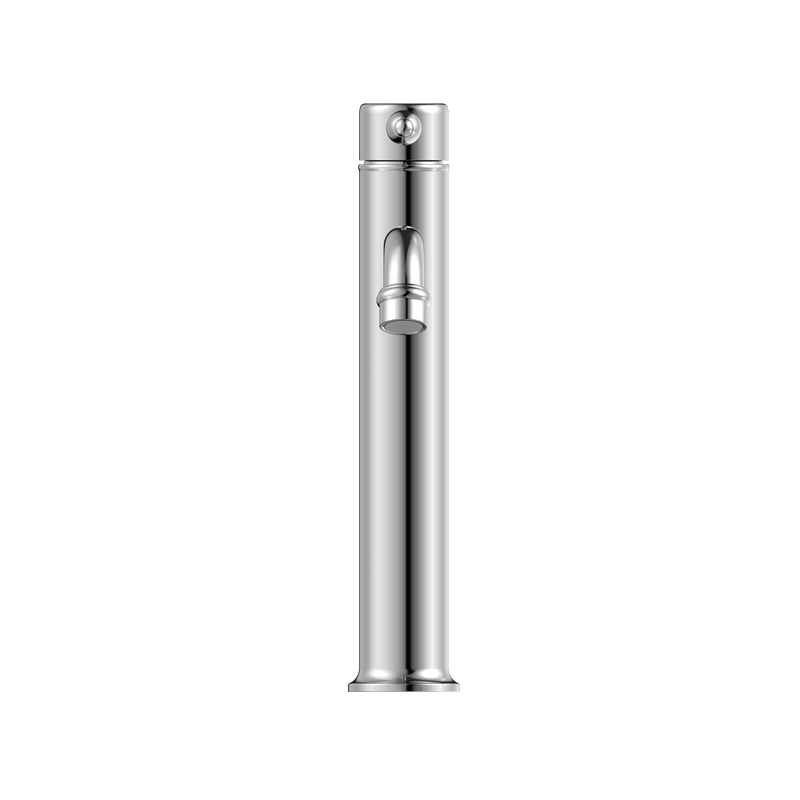 York Straight Tall Basin Mixer With Metal Lever Chrome