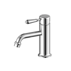 York Straight Basin Mixer With Metal Lever Chrome