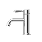 York Straight Basin Mixer With Metal Lever Chrome