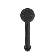 York Straight Basin Mixer With Metal Lever Matte Black