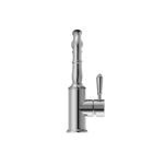 York Basin Mixer Hook Spout With Metal Lever Chrome