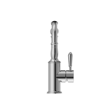 York Basin Mixer Hook Spout With Metal Lever Chrome
