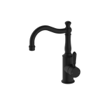 York Basin Mixer Hook Spout With Metal Lever Matte Black