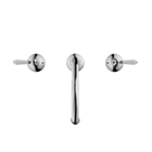 York Basin Set With White Porcelain Lever Chrome