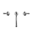 York Basin Set With Metal Lever Chrome