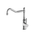 York Kitchen Mixer Hook Spout With Metal Lever Chrome