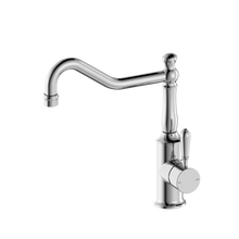 York Kitchen Mixer Hook Spout With Metal Lever Chrome
