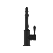 York Kitchen Mixer Hook Spout With Metal Lever Matte Black