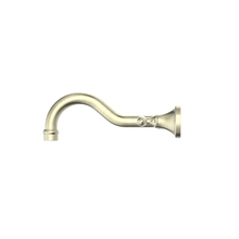 York Wall Basin Set With Metal Lever Aged Brass