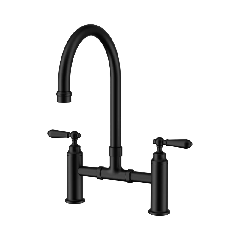 York Bridge Kitchen Set Matte Black