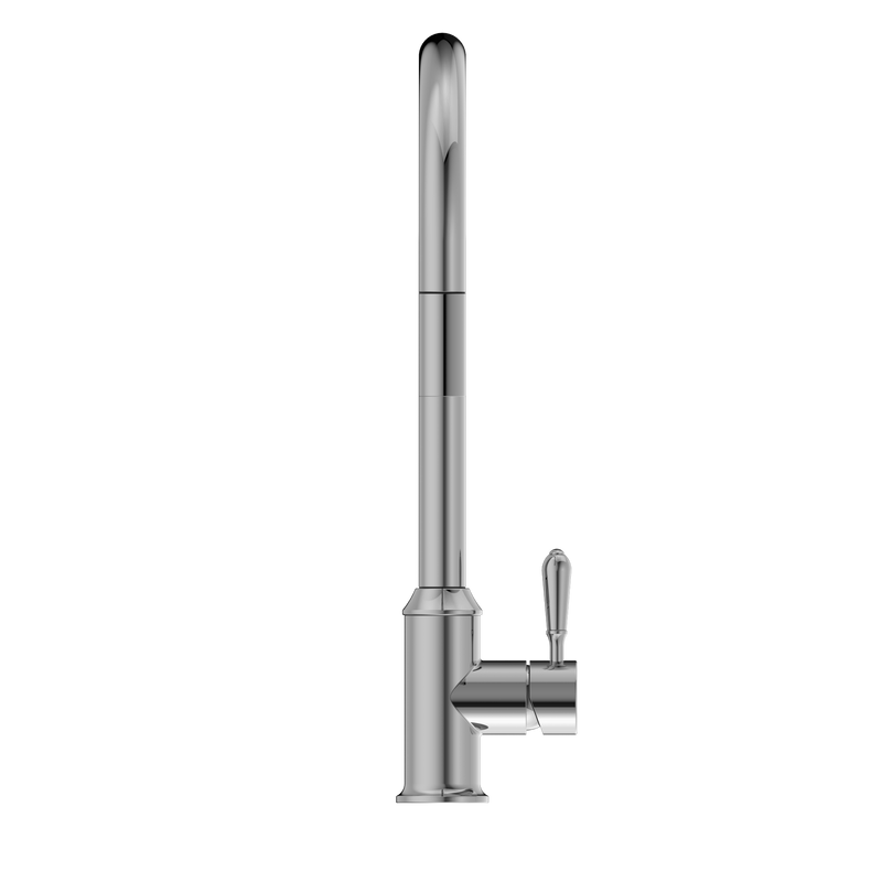 York Pull Out Sink Mixer With Vegie Spray Function With Metal Lever Chrome