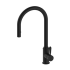 York Pull Out Sink Mixer With Vegie Spray Function With Metal Lever Matte Black