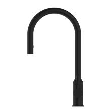 York Pull Out Sink Mixer With Vegie Spray Function With Metal Lever Matte Black