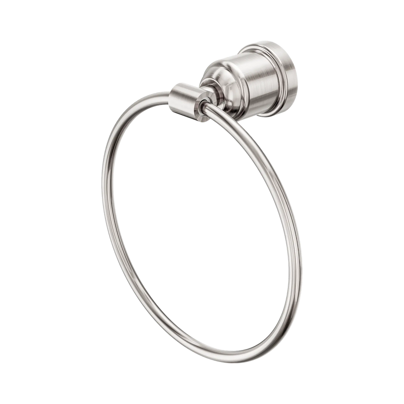 York Towel Ring Brushed Nickel