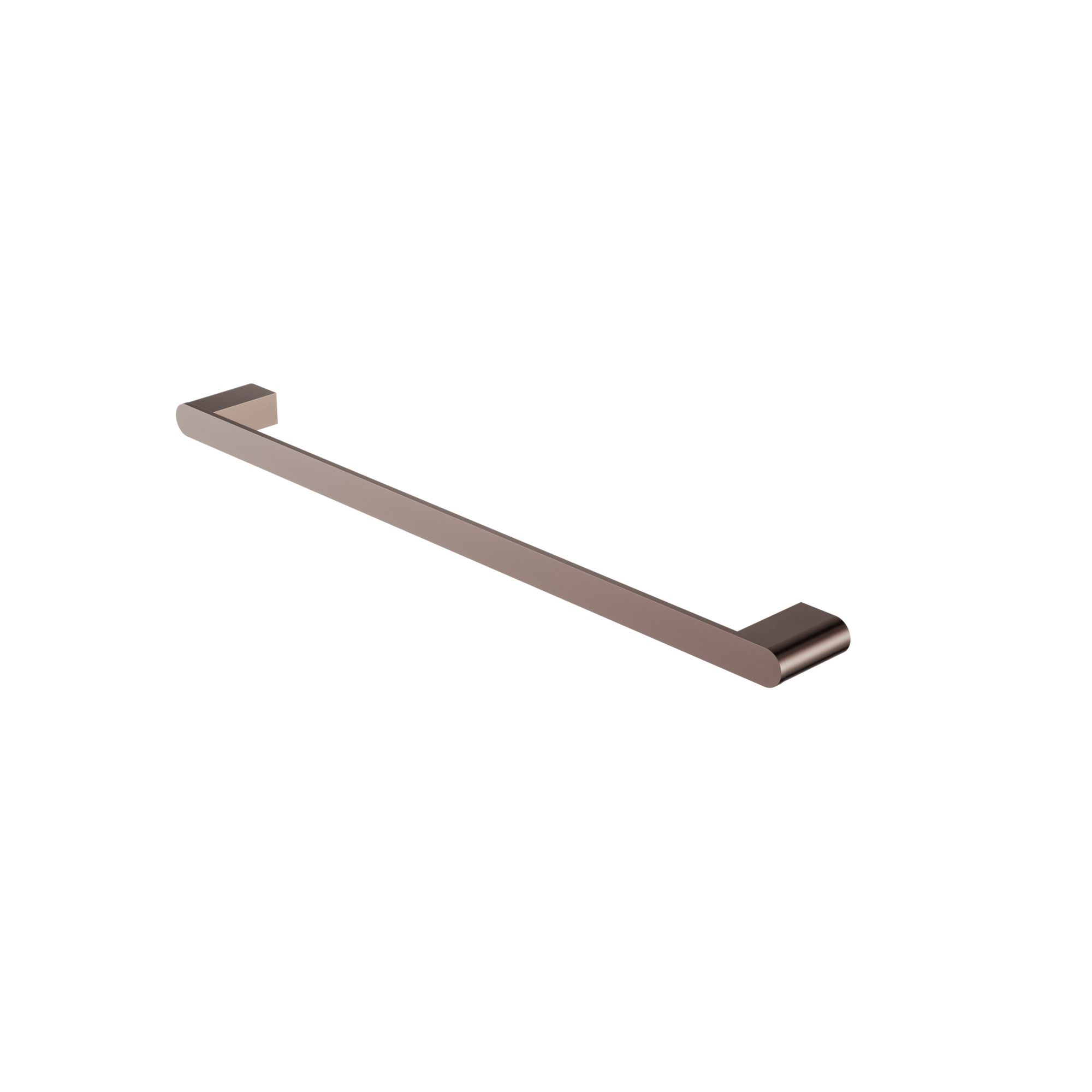 Bianca Single Towel Rail 600mm Brushed Bronze