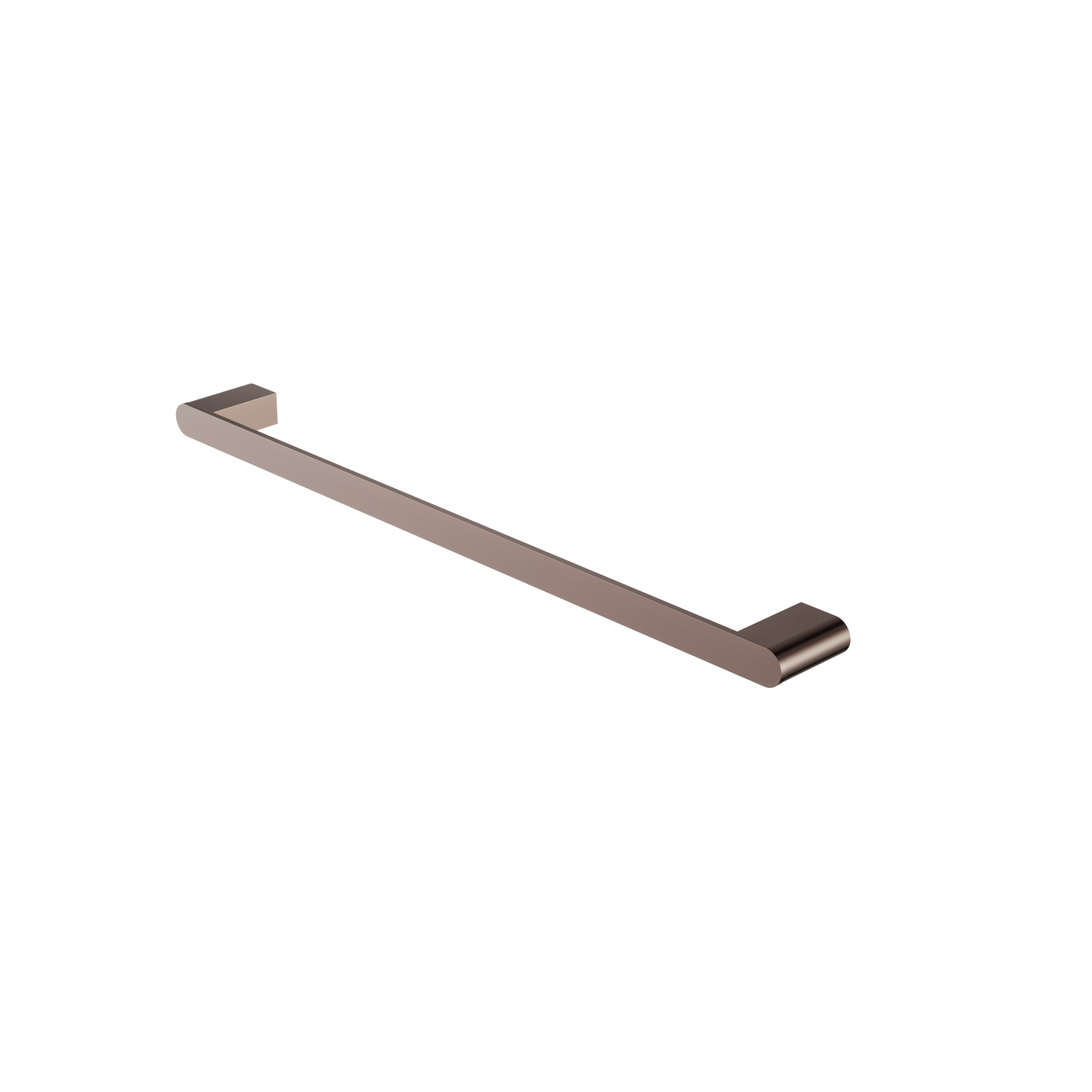 Bianca Single Towel Rail 600mm Brushed Bronze