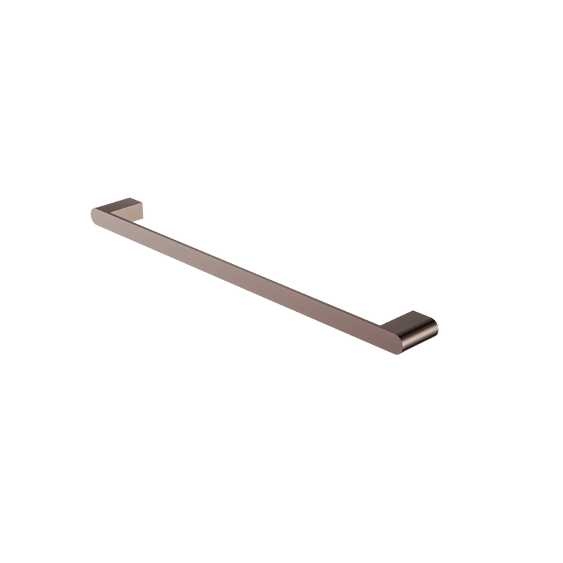 Bianca Single Towel Rail 600mm Brushed Bronze
