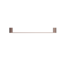 Bianca Single Towel Rail 600mm Brushed Bronze