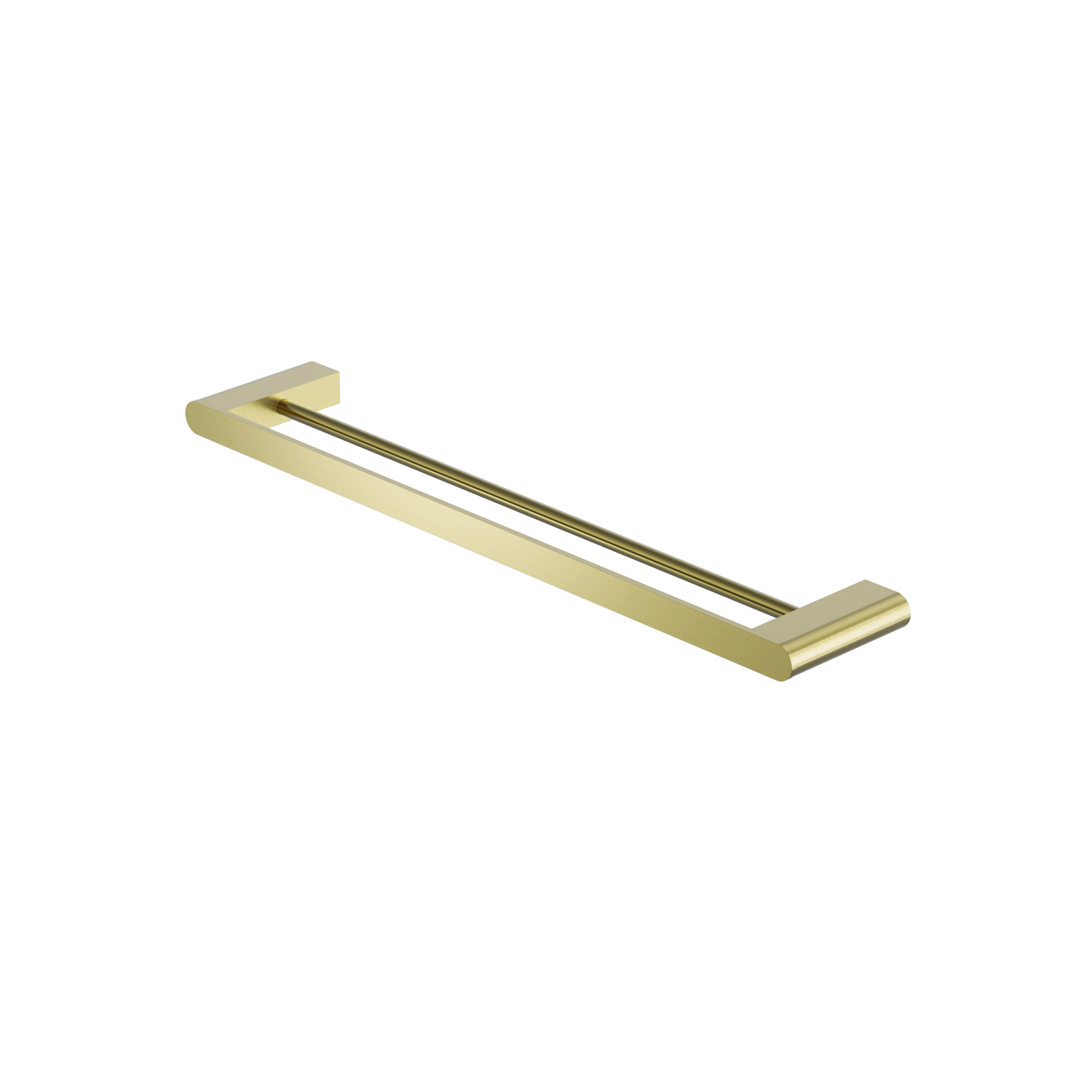 Bianca Double Towel Rail 600mm Brushed Gold