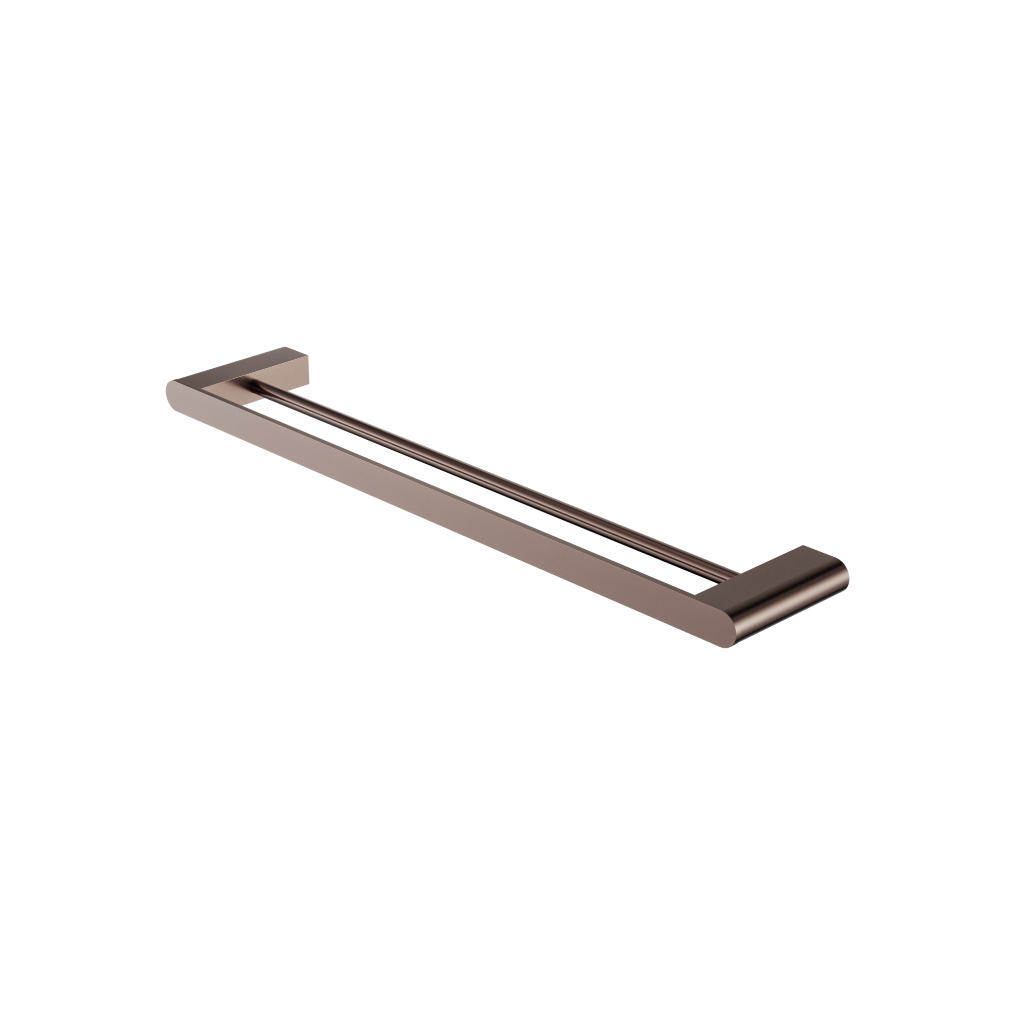 Bianca Double Towel Rail 600mm Brushed Bronze