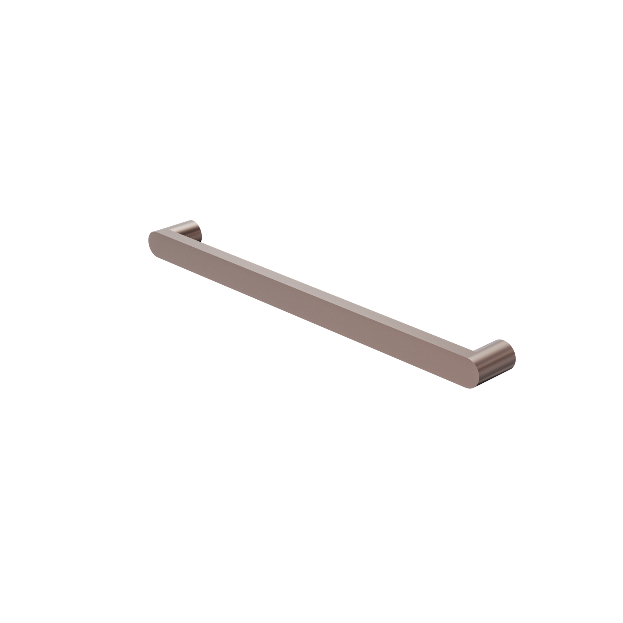 Bianca 240V Single Heated Towel Rail Brushed Bronze