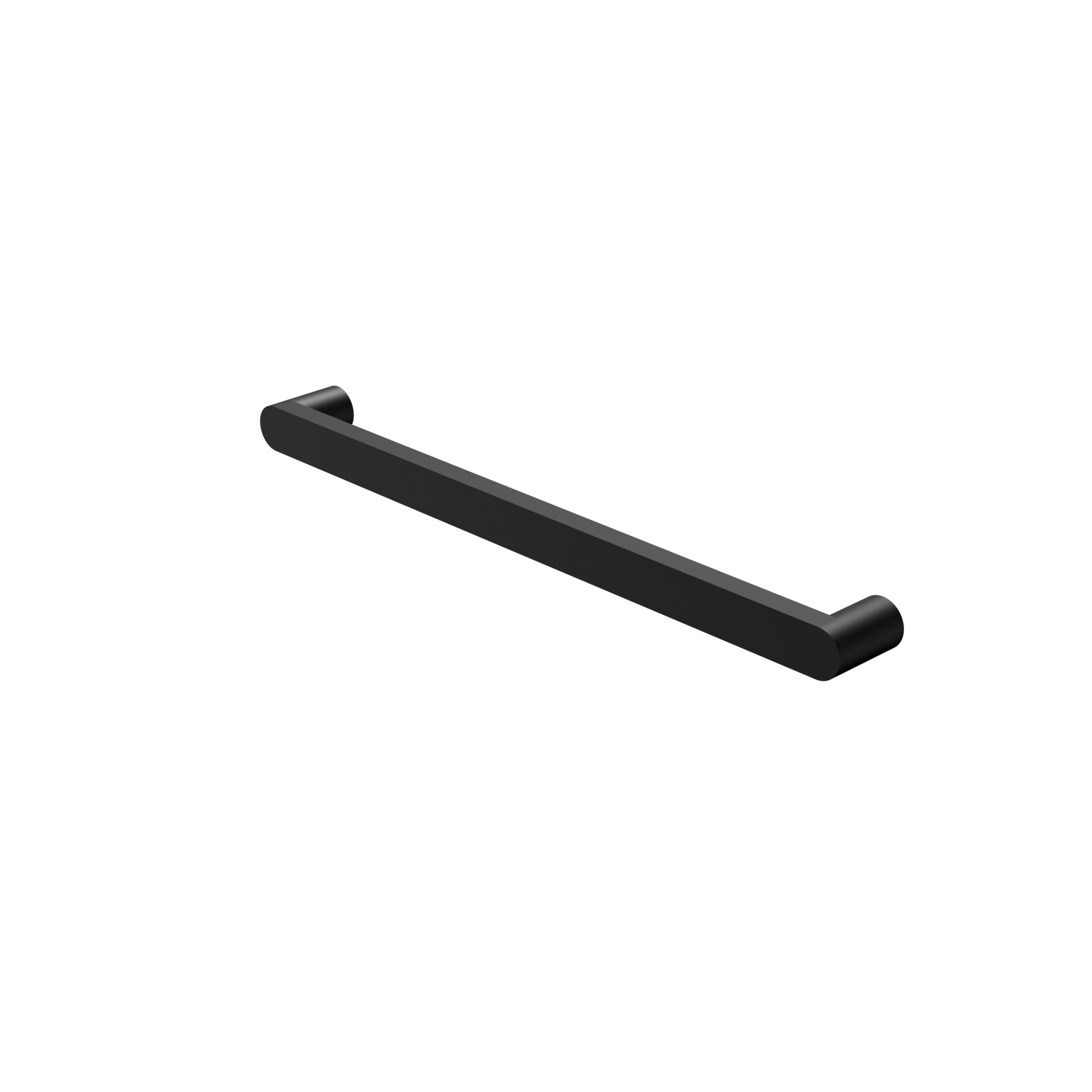 Bianca 240V Single Heated Towel Rail Matte Black