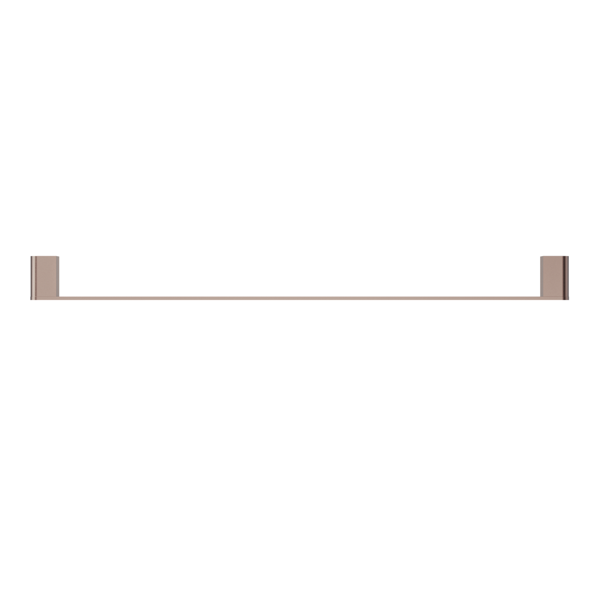 Bianca Single Towel Rail 800mm Brushed Bronze