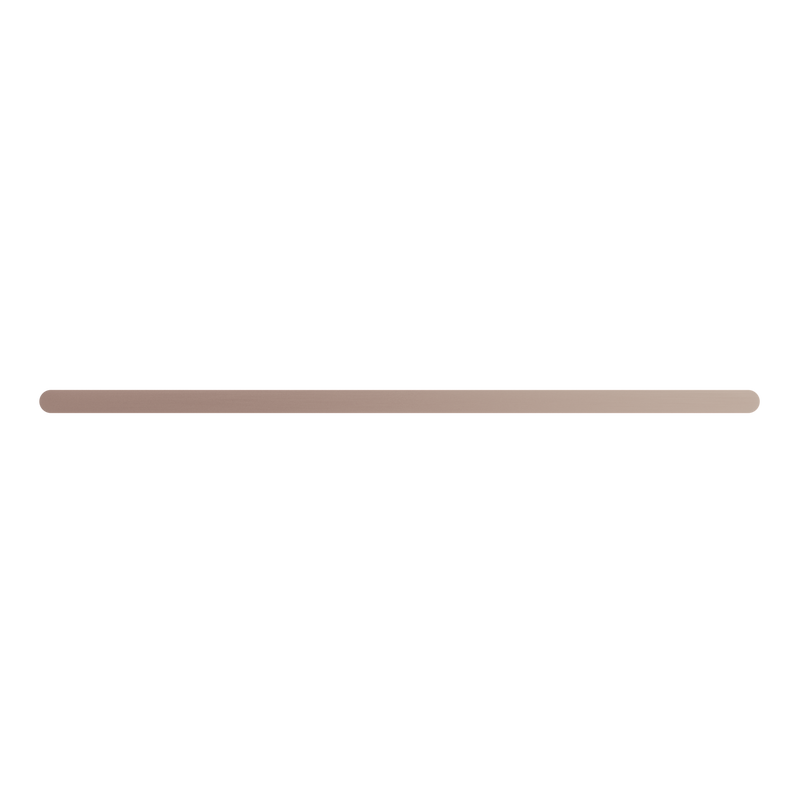 Bianca Single Towel Rail 800mm Brushed Bronze