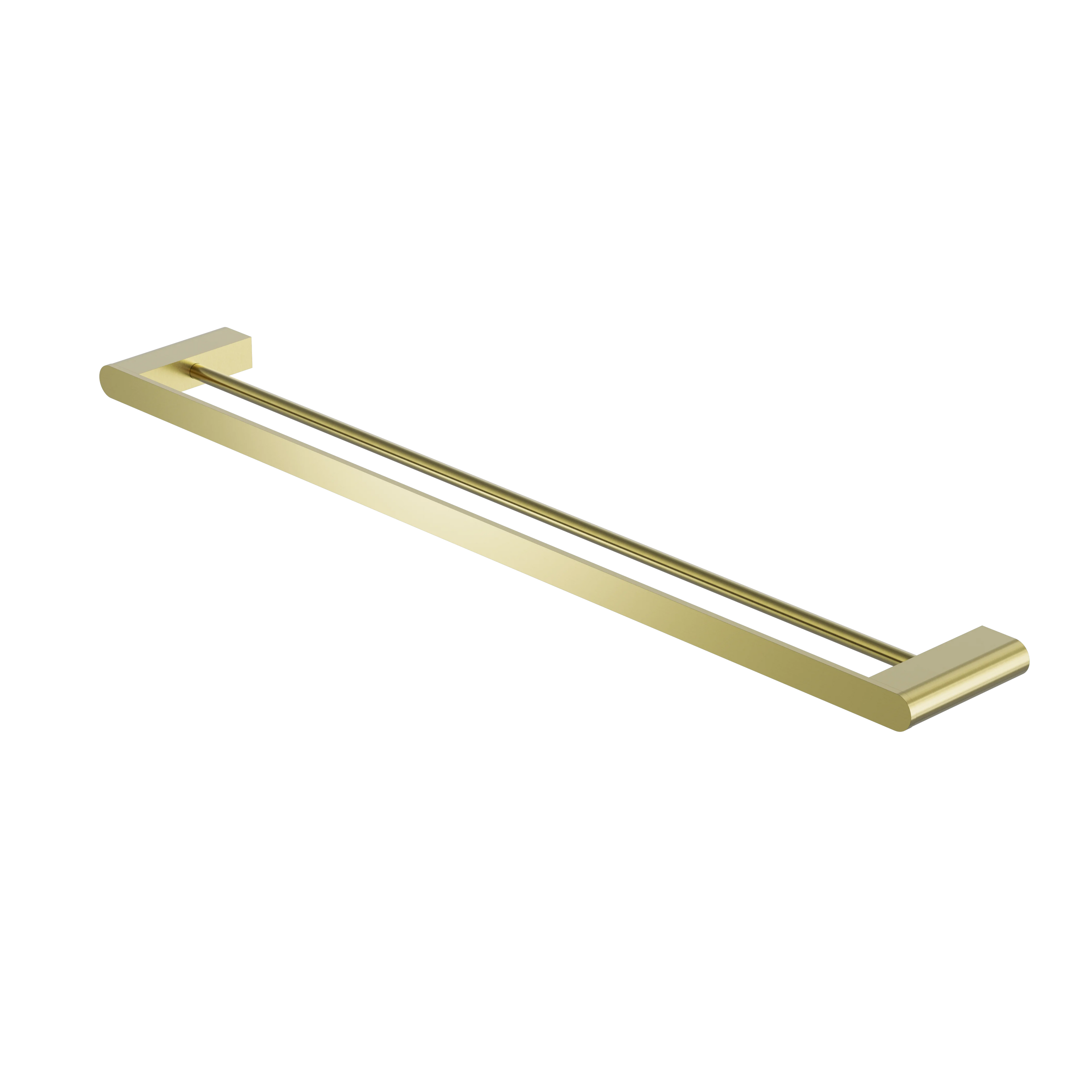 Bianca Double Towel Rail 800mm Brushed Gold
