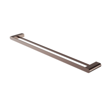Bianca Double Towel Rail 800mm Brushed Bronze